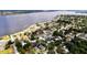 Aerial view of a home near the waterfront, highlighting its location and neighborhood context at 1815 2Nd E Ave, Bradenton, FL 34208