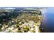 An aerial view of a house near the water, circled for emphasis at 1815 2Nd E Ave, Bradenton, FL 34208