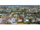 Aerial view of home near golf course and water at 431 Rafael Ne Blvd, St Petersburg, FL 33704