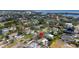 Aerial view showcasing home and neighborhood at 431 Rafael Ne Blvd, St Petersburg, FL 33704