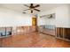 A gutted bedroom with exposed walls and new flooring at 431 Rafael Ne Blvd, St Petersburg, FL 33704