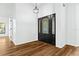 Bright and airy foyer with new flooring and a beautiful door at 4540 Oakfield Cir, Dade City, FL 33523