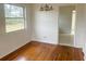 Simple dining area with hardwood floors and chandelier at 4562 3Rd S Ave, St Petersburg, FL 33711