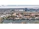 Scenic aerial view of townhomes on the water with marina views at 5000 Culbreath Key Way # 2-202, Tampa, FL 33611