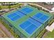 Two well-maintained pickleball courts perfect for recreation at 5149 Jennings Trl, Brooksville, FL 34601