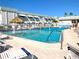 Refreshing community swimming pool with ample deck space at 5267 81St N St # 12, St Petersburg, FL 33709