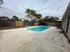 Refreshing blue rectangular pool in the backyard, perfect for relaxation at 6985 82Nd N Ave, Pinellas Park, FL 33781