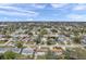 Aerial view of neighborhood and homes at 9850 55Th N Way, Pinellas Park, FL 33782