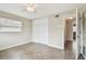 Bedroom with tile floors, closet, and ceiling fan at 2124 16Th Sw Ave, Largo, FL 33770