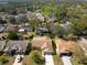 Aerial view of a residential neighborhood with golf course views at 2249 Grandfather Mtn, Spring Hill, FL 34606