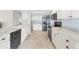 Updated kitchen with stainless steel appliances and ample counter space at 2249 Grandfather Mtn, Spring Hill, FL 34606