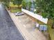 Aerial view of parking spaces and mailboxes near the property at 291 Winchester Way, Palm Harbor, FL 34684