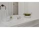 White bathroom vanity with vessel sink and mirror at 2912 N 16Th St # 1/2, Tampa, FL 33605