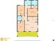 Floor plan of a home featuring 2 bedrooms, 2 bathrooms, and a porch at 2912 N 16Th St # 1/2, Tampa, FL 33605