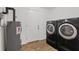 Laundry room with washer, dryer, and extra storage at 2912 N 16Th St # 1/2, Tampa, FL 33605
