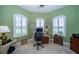 Home office with window seat and view of the golf course at 34303 Sahalee Loop, Dade City, FL 33525