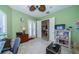 Spacious home office with French doors leading to the backyard at 34303 Sahalee Loop, Dade City, FL 33525