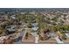 High-angle view of the property and surrounding neighborhood at 377 Jenico Ct, Spring Hill, FL 34609