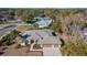 Aerial view of a single Gathering home with a two car garage at 377 Jenico Ct, Spring Hill, FL 34609