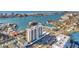 Waterfront condo building offering stunning coastal and city skyline views at 400 Island Way # 1404, Clearwater Beach, FL 33767