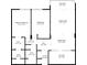 Floor plan illustration depicting room dimensions including bedrooms, bathrooms, living, dining, and kitchen areas at 400 Island Way # 1404, Clearwater Beach, FL 33767