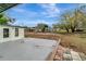 Large backyard with patio and open space at 40242 Sunburst Dr, Dade City, FL 33525