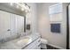 Clean bathroom with granite countertop and shower/tub combo at 4544 Oak River Cir, Valrico, FL 33596