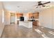 Spacious kitchen area with island and tile flooring, perfect for entertaining at 5038 White Sanderling Ct, Tampa, FL 33619