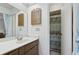 Bright bathroom with a vanity, shower, and toilet at 5328 Ridgewell Ct, Tampa, FL 33624