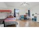 bedroom with bunk beds and storage at 5328 Ridgewell Ct, Tampa, FL 33624