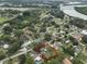 Aerial view highlighting the property's location in a residential area at 723 Ornelda Sw St, Ruskin, FL 33570