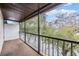 Spacious screened balcony offering scenic views at 9119 Tudor Dr # E201, Tampa, FL 33615