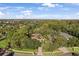 Aerial view showcasing home's location and neighborhood at 110 Deerpath Dr, Oldsmar, FL 34677