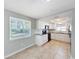 Modern kitchen with white cabinets and granite counters at 1116 E Boyer St, Tarpon Springs, FL 34689