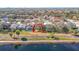 Aerial view of property showing home, pool, and backyard at 11616 Crest Creek Dr, Riverview, FL 33569