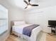 Bright bedroom with a queen bed and large closet at 11616 Crest Creek Dr, Riverview, FL 33569