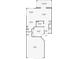 Two-story home floor plan, single-car garage, screened patio at 11616 Crest Creek Dr, Riverview, FL 33569