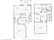 Two-story home floor plan, 2 bedrooms, 2.5 baths, media room at 11616 Crest Creek Dr, Riverview, FL 33569