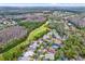 Aerial view of neighborhood, showcasing surrounding nature at 12118 Glencliff Cir, Tampa, FL 33626