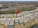 Aerial view of a house in a quiet residential neighborhood at 13456 Marble Sands Ct, Hudson, FL 34669