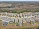 Aerial view of a house in a quiet residential neighborhood at 13456 Marble Sands Ct, Hudson, FL 34669