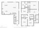 Two-story house floor plan, showing bedrooms, bathrooms, kitchen, living room and more at 13456 Marble Sands Ct, Hudson, FL 34669