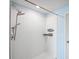 Large walk in shower with double shower heads and tile surround at 13580 Willow Bluestar Loop, Riverview, FL 33579