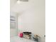 Empty bedroom with large window and marble floors at 15214 Octavia Ln, Odessa, FL 33556