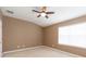 Bedroom with ceiling fan and window blinds at 1748 Paladino Ct, Odessa, FL 33556