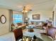 Spacious living room with large windows and comfortable seating at 2042 Australia W Way # 78, Clearwater, FL 33763
