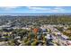 Aerial view highlighting property location near water at 4307 W Kensington Ave, Tampa, FL 33629