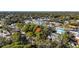 Aerial view of property location near shops and water at 4307 W Kensington Ave, Tampa, FL 33629