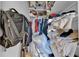 Neatly organized walk-in closet with shelving and hanging space at 4307 W Kensington Ave, Tampa, FL 33629