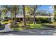 Brick ranch home with landscaped front yard, walkway, and mature trees at 4307 W Kensington Ave, Tampa, FL 33629